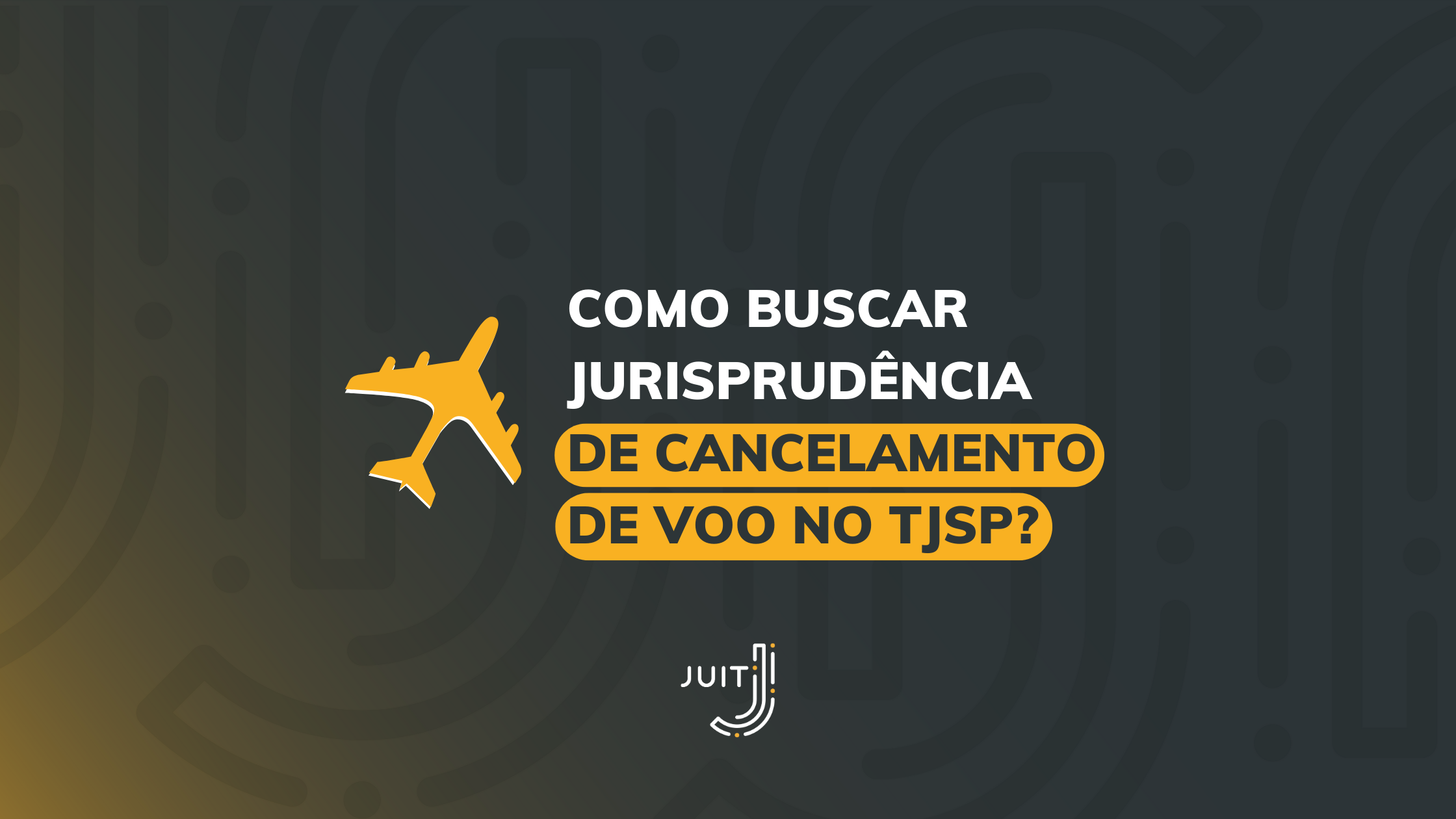 Saiba como fazer pesquisa sobre cancelamento de voo no TJSP