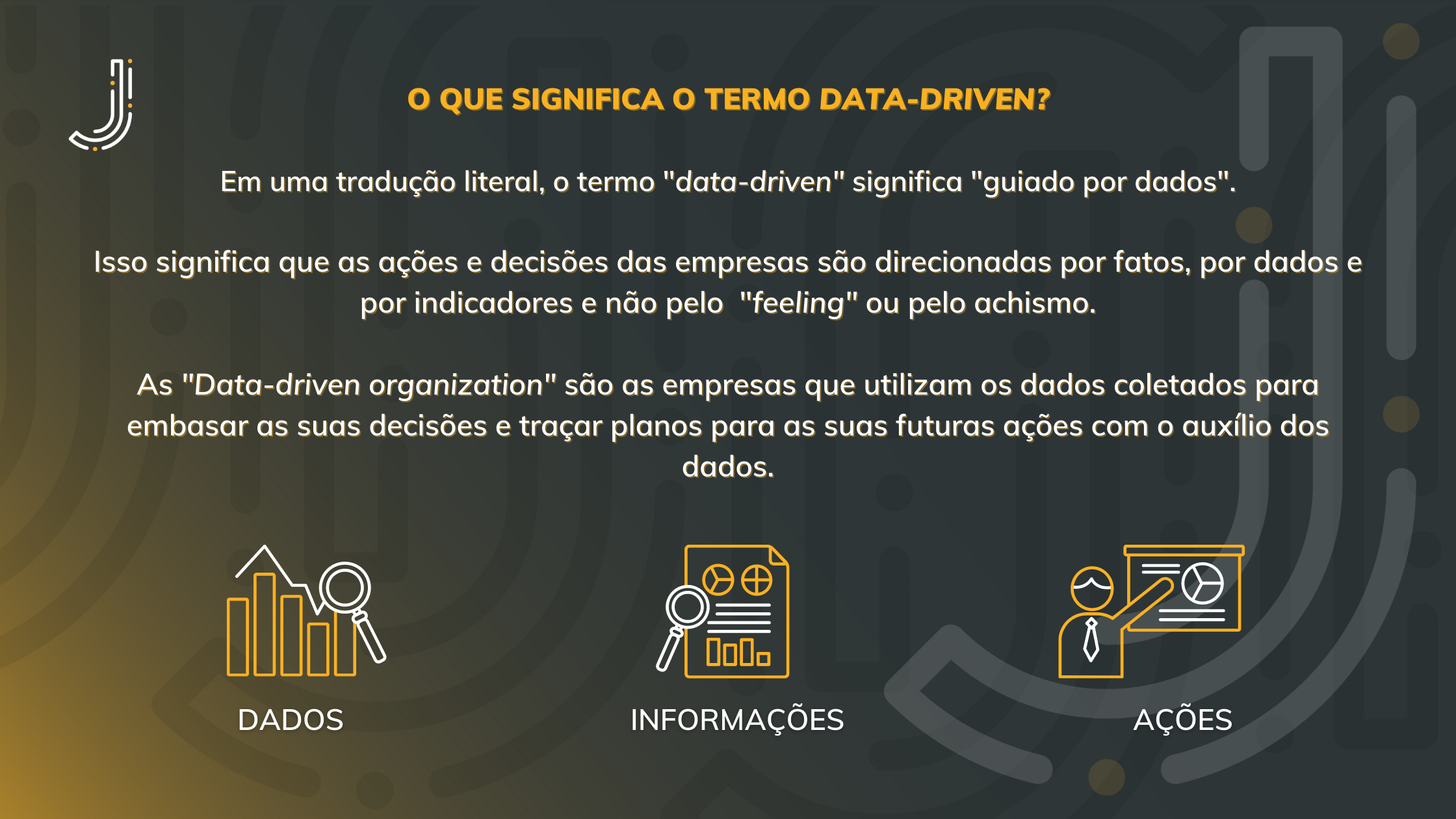 Significado do termo “data-driven”